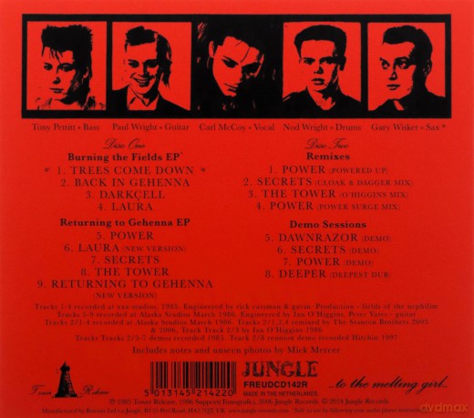 Fields Of The Nephilim-Burning The Fields: Fields Of The Nephilim-Burning The Fields [2CD]