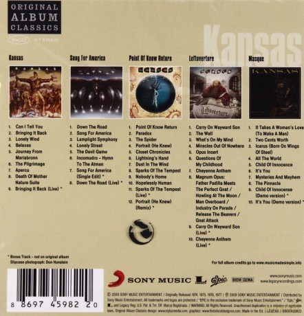 Kansas: Original Album Classics [BOX] [5CD]