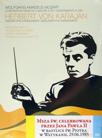 Herbert von Karajan: Mozart: Coronation Mass K.317, Divertimento K.334 (digipack) [DVD]