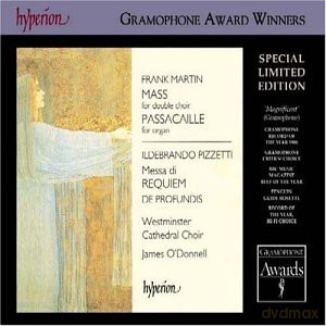 Westminster Cathedral Choir: Frank Martin: Mass For Double Choir Passacaille For Organ/Ildebrando Pizzetti: Messa Di Requiem [CD]