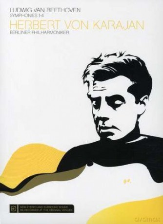 Herbert von Karajan: Beethoven: Symphonies Nos. 1-4 [DVD]