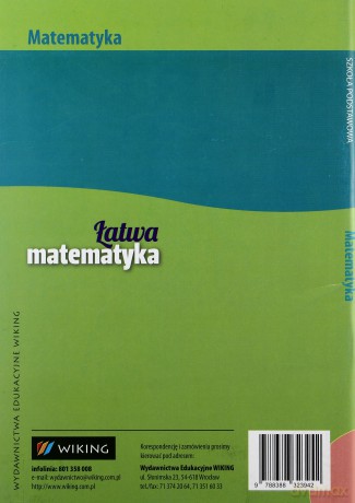 Matematyka Szkoła Podstawowa 6/2 Łatwa matematyka ćwiczenie [KSIĄŻKA]