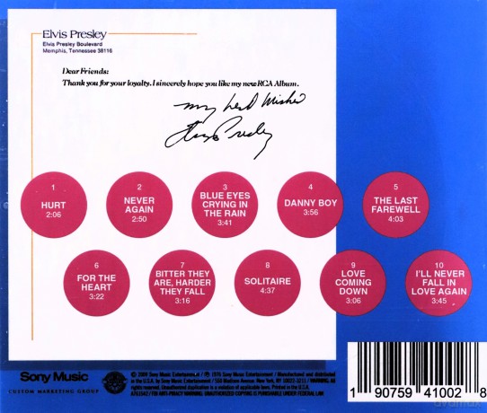 Presley Elvis: From Elvis Presley Boulevard Memphis Tennessee [CD]