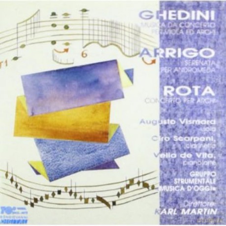 Vismara Augusto Scarponi Ciro Martin: Ghedini - Arrigo - Rota [CD]