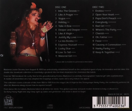 Madonna: Greatest Hits Broadcast Collec [CD]