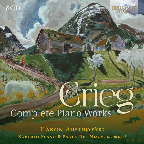 Hakon Austboroberto Planopao: Grieg Complete Piano Works [8CD]