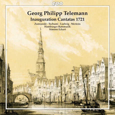 Hamburger Ratsmusik: Hamburger Ratsmusik/Eckert-Telemann - Cantatas 1721 [CD]