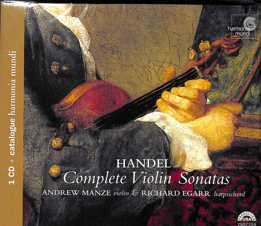 Manze Andrew Egarr Richard: Handel: Complete Violin Sonatas [CD]