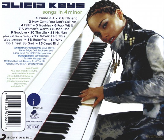 Alicia Keys: Songs In A Minor [CD]