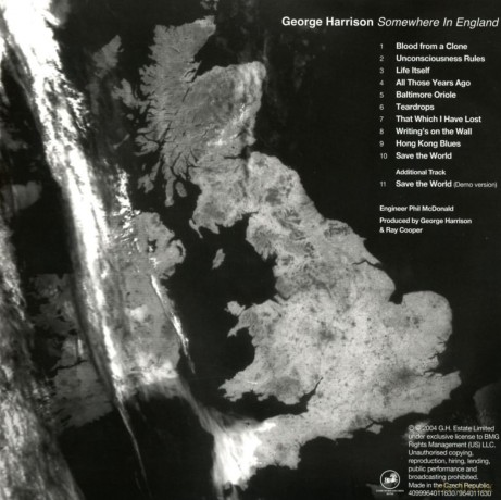 George Harrison: Somewhere In England [CD]