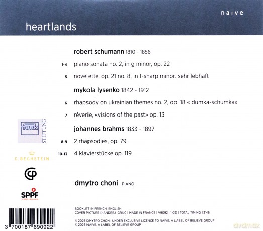 Dmytro Choni: Heartlands [CD]