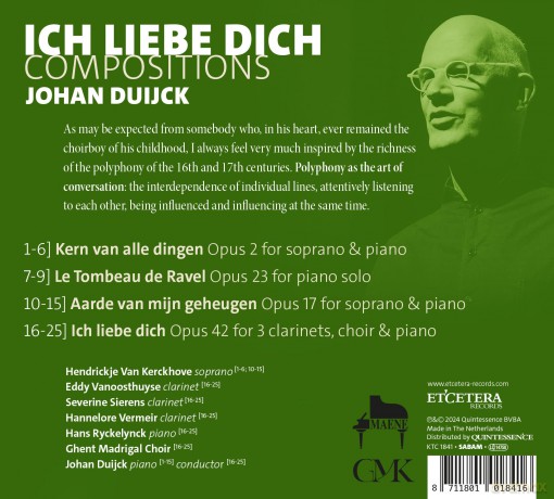 Hendrickje Van Kerckhove Eddy Vanoosthuyse Severine Sierens Hannelore Vermeir Hans Ryckelynck Ghent: Hendrickje Van Kerckhove Eddy Vanoosthuyse Severine Sierens Hannelore Vermeir Hans Ryckelynck Ghent [CD]