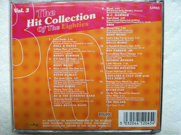 Hit Collection Of The 80 S*vol 3 [CD]