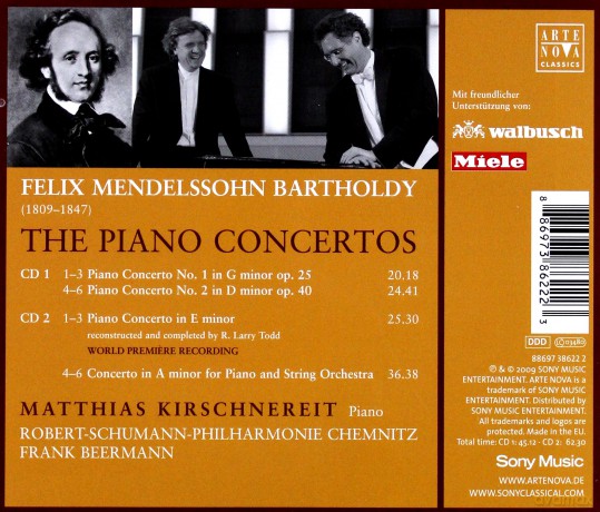 Matthias Kirschnereit: F. Mendelssohn: The Piano Concertos [2CD]