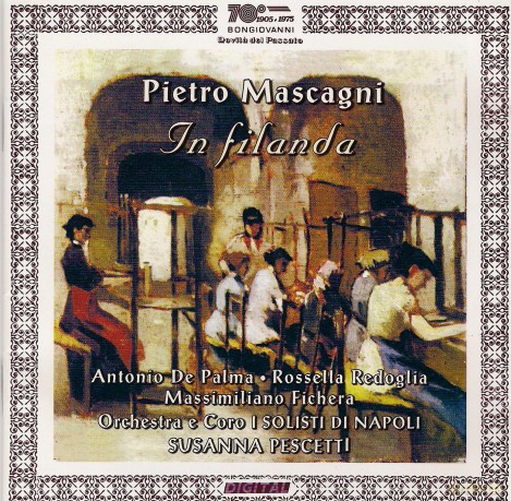 De Palma Antonio Redoglia Rossella F: In Filanda [CD]