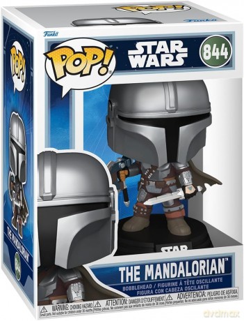 Funko Pop!: Star Wars - The Mandalorian #844 Bobble-Head Vinyl Figure 