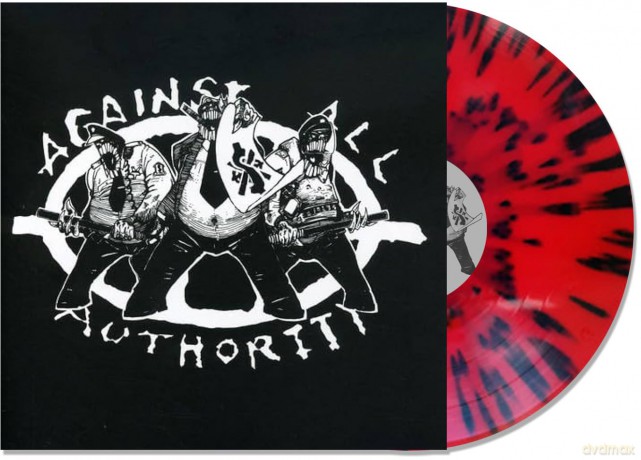 Against All Authority: 24 Hour Roadside Resistance - Red W/ Black [Winyl]