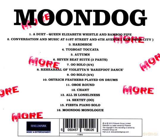 Moondog: More Moondog [CD]