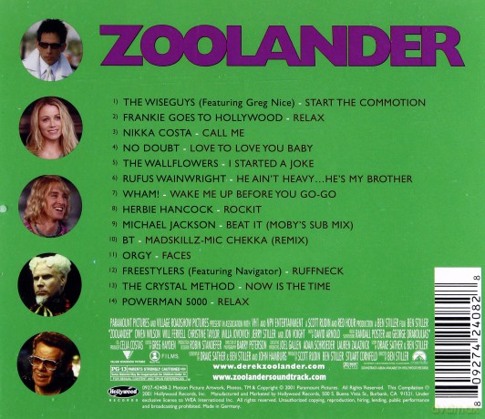 Zoolander soundtrack [CD]