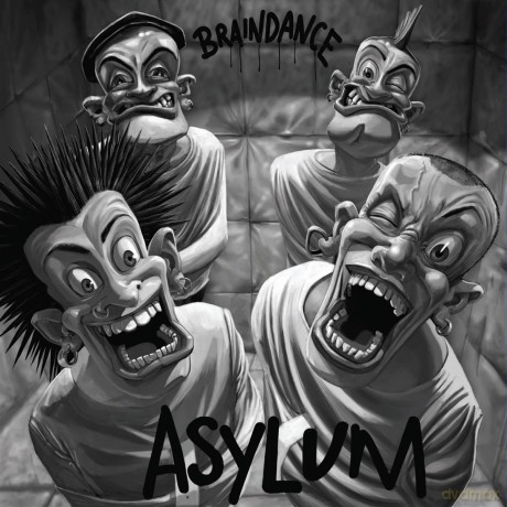 Braindance: Asylum (Clear Blue White Crossed) [Winyl]
