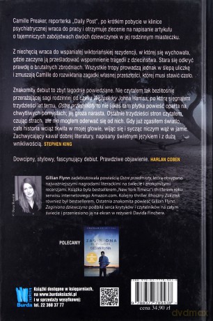 Ostre przedmioty - Gillian Flynn (twarda) [KSIĄŻKA]