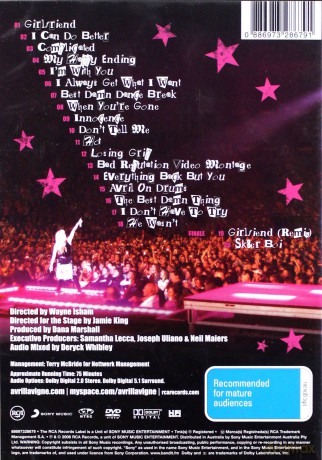 Avril Lavigne: The Best Damn Tour (Live In Toronto) [DVD]