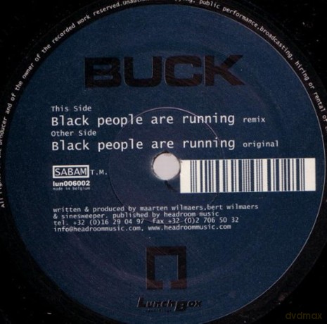 Buck: Black People Are Running [Winyl]