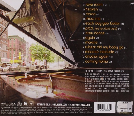 John Legend: Once Again [CD]