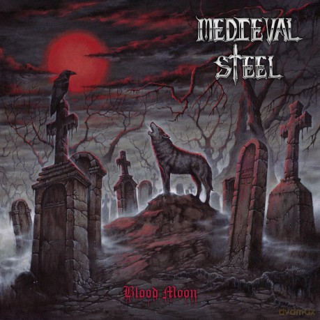 Medieval Steel: Blood Moon - Red/Black Splatter [Winyl]