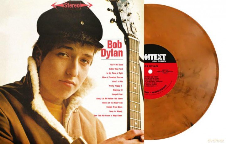 Dylan Bob: Bob Dylan (Orange Marble) [Winyl]