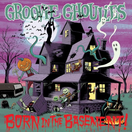 Groovie Ghoulies: Born In The Basement (Neon Violet/White Galaxy) [Winyl]