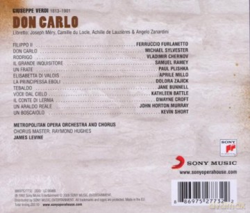 James Levine: Verdi: Don Carlo [3CD]