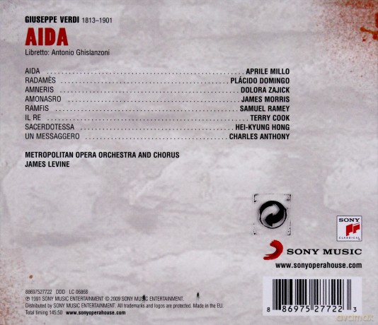 James Levine: Verdi: Aida [3CD]