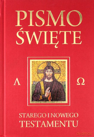 Pismo Święte Stary Testament i Nowy Testament bordo z paginatorami [KSIĄŻKA]