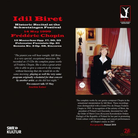 Biret Idil: Chopin: Schwetzinger Festspiele 14. Mai [2xWinyl]