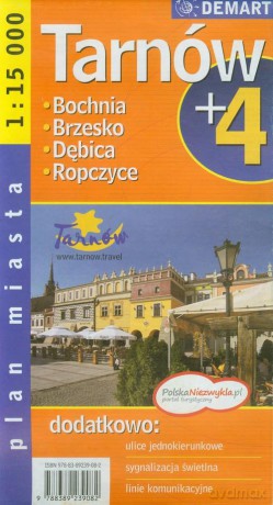 Plan Miasta Tarnów 1:15 000