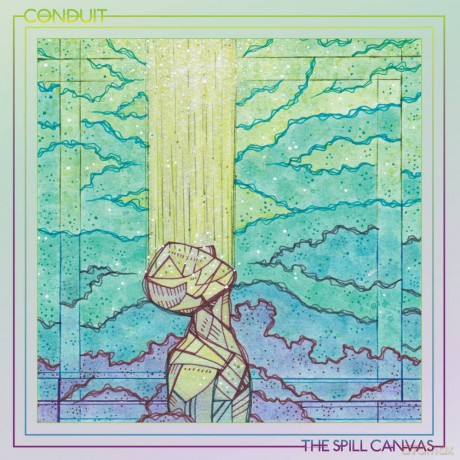 Spill Canvas: Conduit (Half Purple/Half Clear/Heavy Pink Splatter) [Winyl]