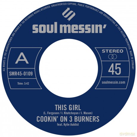 Cookin' On 3 Burners-This Girl B: Cookin' On 3 Burners-This Girl b/w Four 'n Twenty [Winyl]