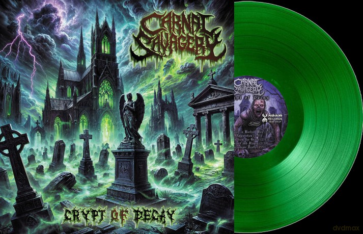 Carnal Savagery: Crypt Of Decay (Clear Cemetery Green) [Winyl]