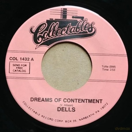The Dells: Dreams Of Contentment B/W Zing Zing Zing [Winyl]