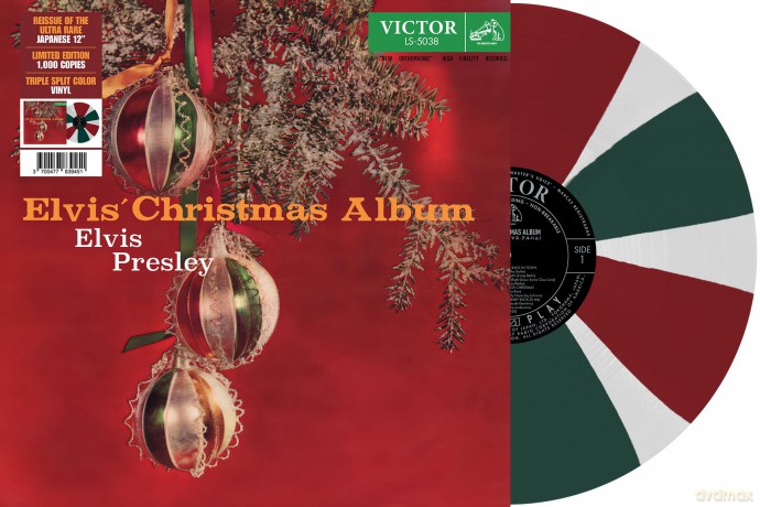 Elvis Presley: Elvis' Christmas Album (Japan) (Red/White/Green) [Winyl]
