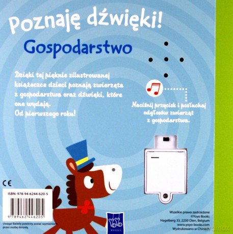 Poznaję dźwięki! Gospodarstwo [KSIĄŻKA]