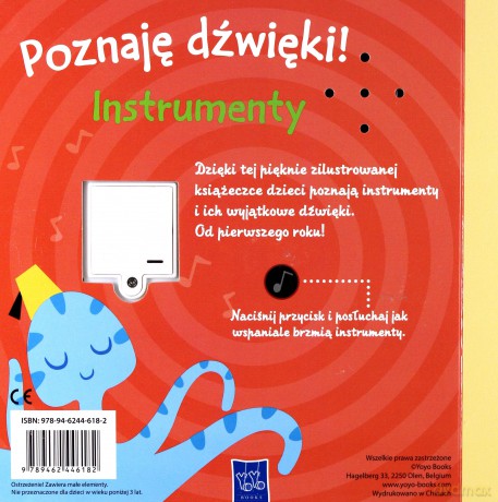 Poznaję dźwięki! Instrumenty [KSIĄŻKA]