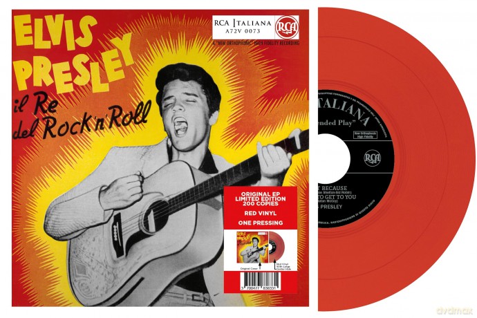 Presley Elvis: EP Étranger N°15 - Il Re Del Rock'n'Roll (Italie) Limited 7" RED [Winyl]
