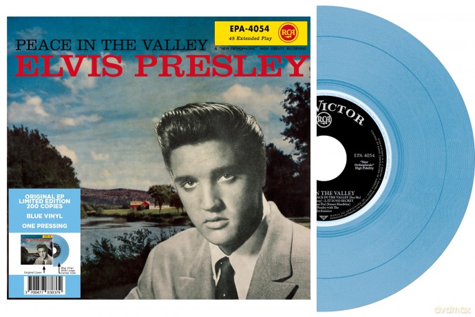 Presley Elvis: EP Étranger N°16 - Peace In The Valley (US) Limited 7" BLUE [Winyl]