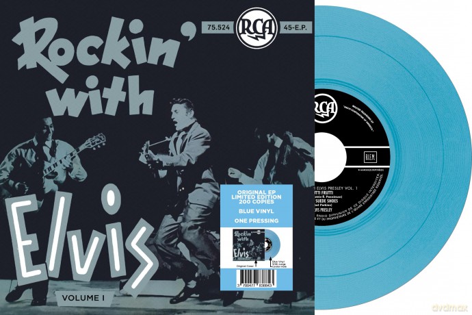 Presley Elvis: EP Étranger N°19 - Rockin' With Elvis (Volume I) (Belgium) - Limited 7" BLUE [Winyl]