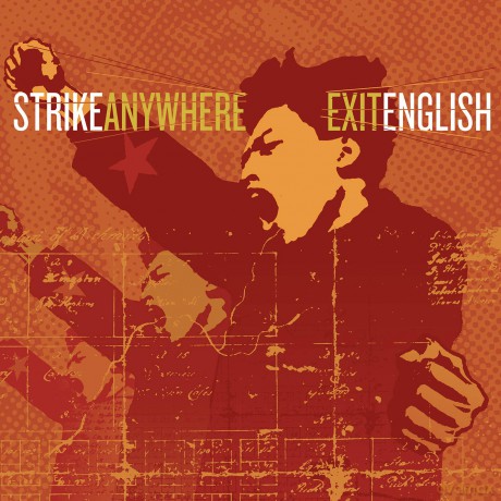 Strike Anywhere: Exit English - Clear With Black [Winyl]