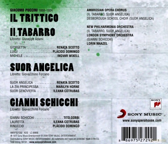 Lorin Maazel: Puccini: Il Trittico [3CD]