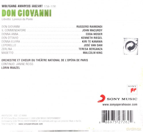 Lorin Maazel: Mozart: Don Giovanni [3CD]