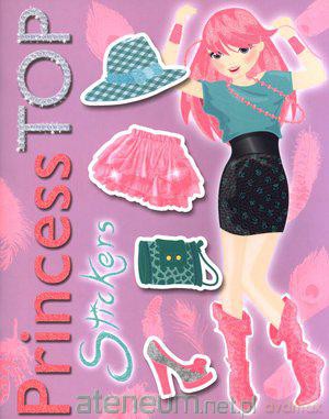 Princess Top. Stickers fioletowa [KSIĄŻKA]